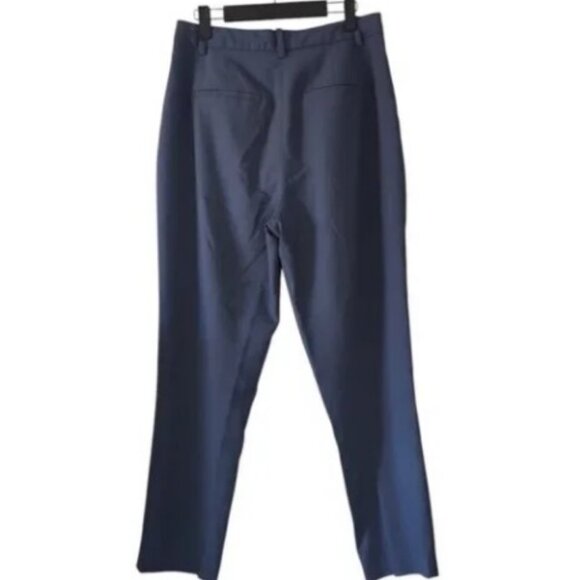 Frank & Oak navy blue classic-fit trousers size 41 - Picture 2 of 7